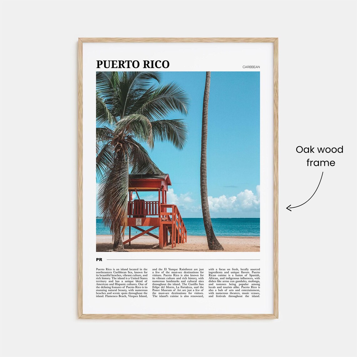 Puerto Rico Caribbean Wall Art Print - Image 3