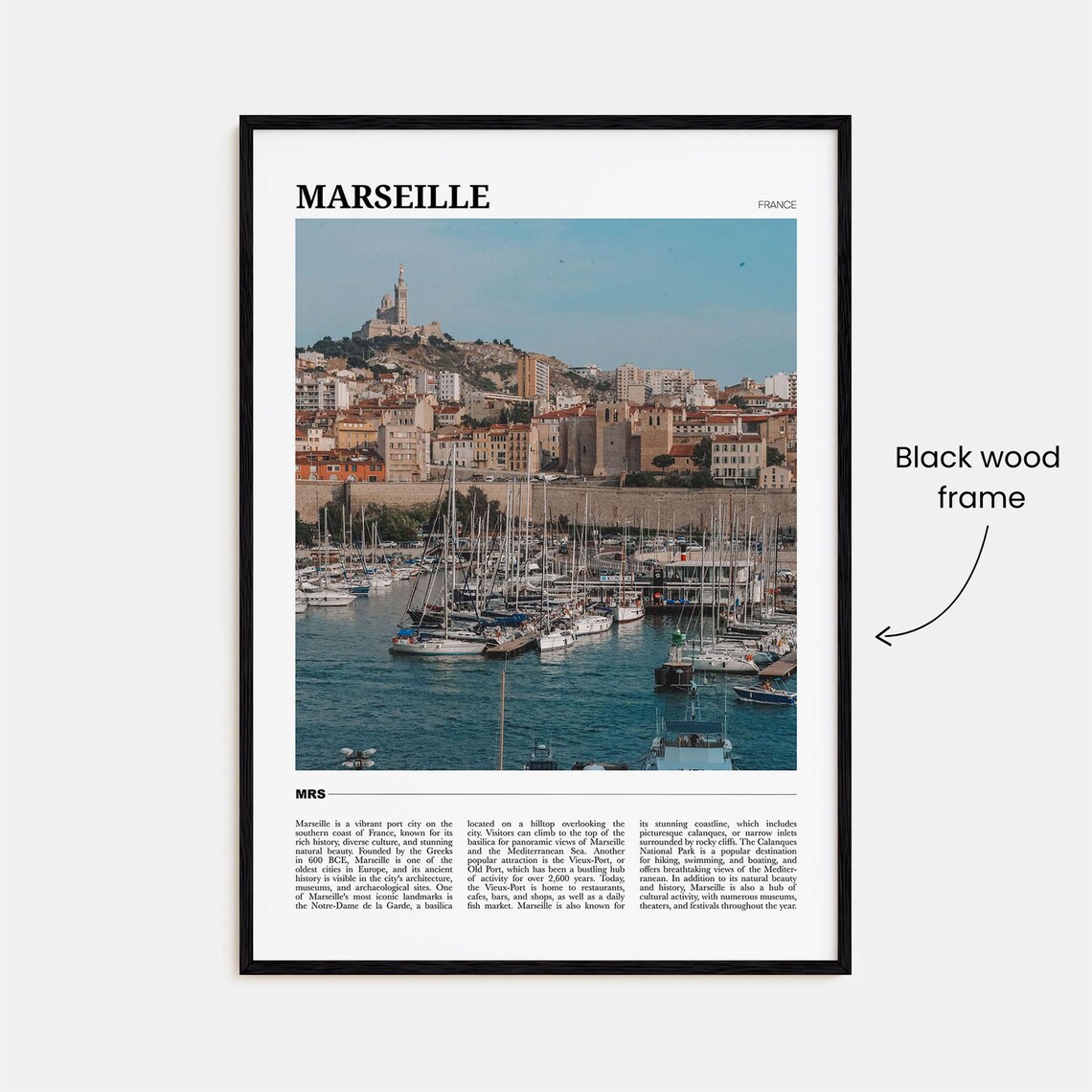 Marseille Vintage Travel Poster, France Wall Art - Image 2