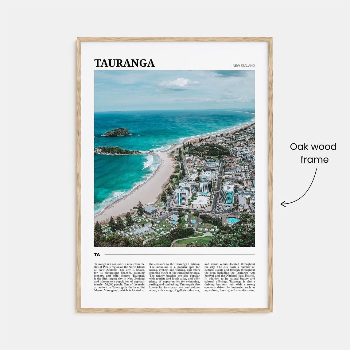 Tauranga Travel Poster Tauranga Wall Art Tauranga Poster Print Tauranga Photo Tauranga Decor New Zealand - Image 3