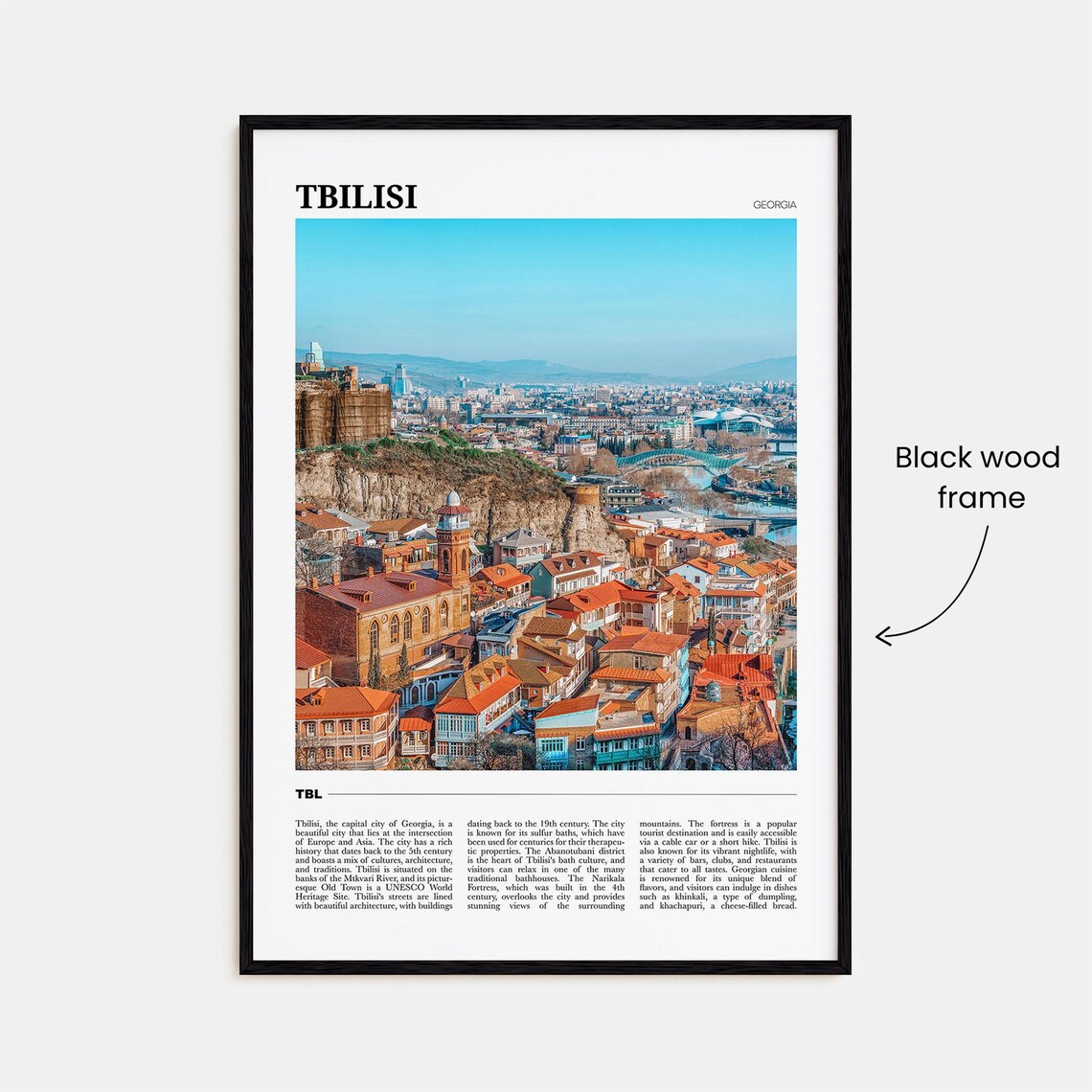 Tbilisi Travel Poster, Georgia City Art Print - Image 2