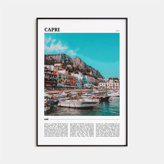 Capri Decor Travel Poster