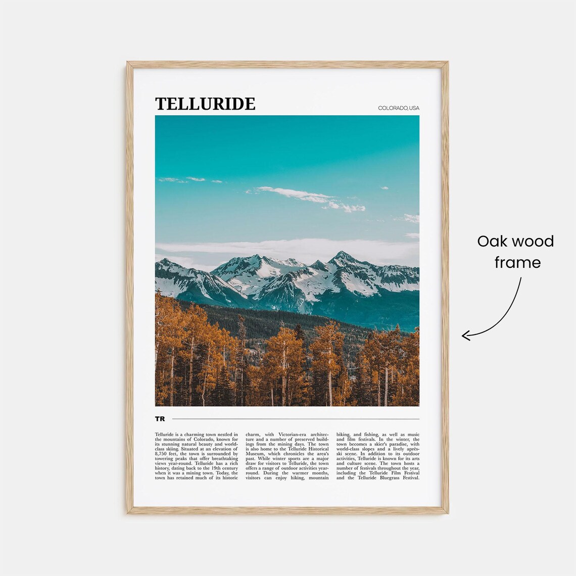 Telluride Travel Poster, Colorado USA Art Print - Image 3