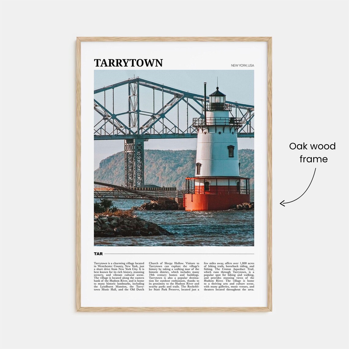 Tarrytown Travel Poster, New York USA Art Print - Image 3