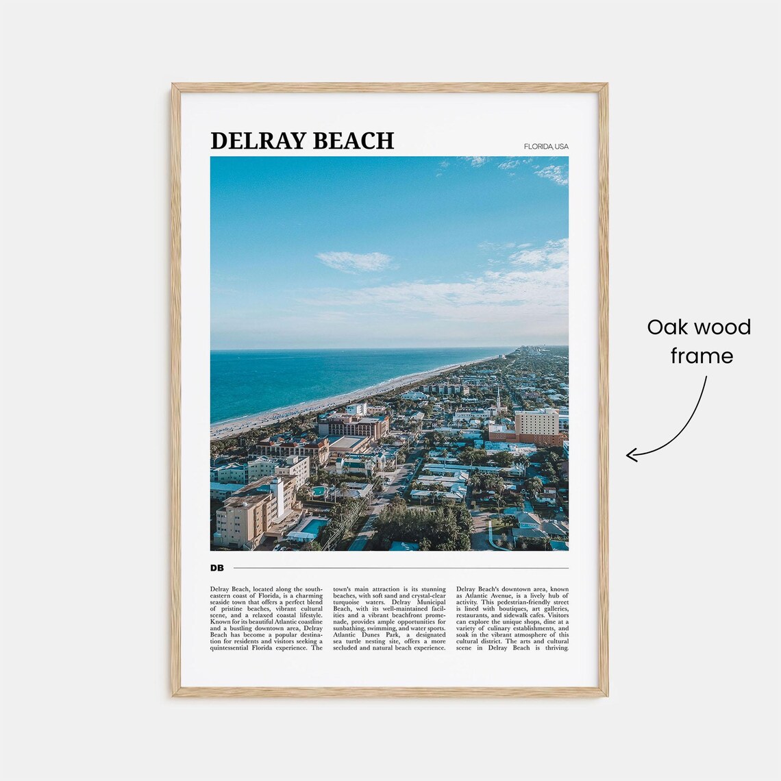 Delray Beach Travel Poster, Florida USA Art Print - Image 3