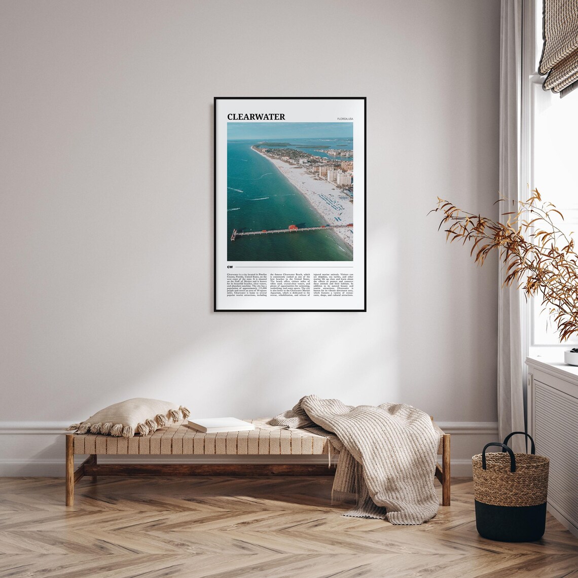 Clearwater Travel Poster, Florida USA Art Print - Image 4