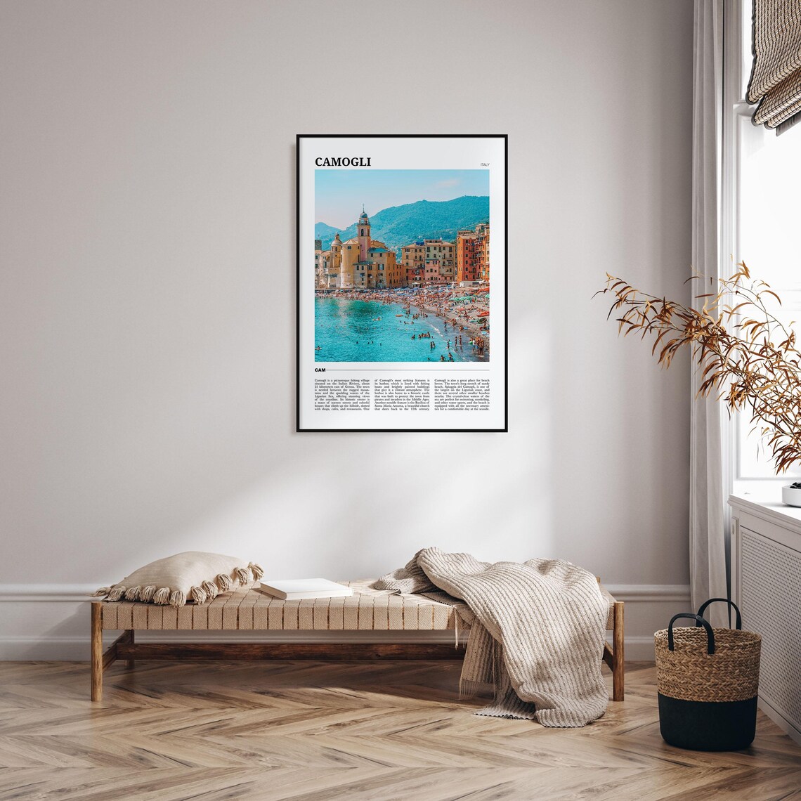 Camogli Travel Poster, Italy Travel Poster - Image 4