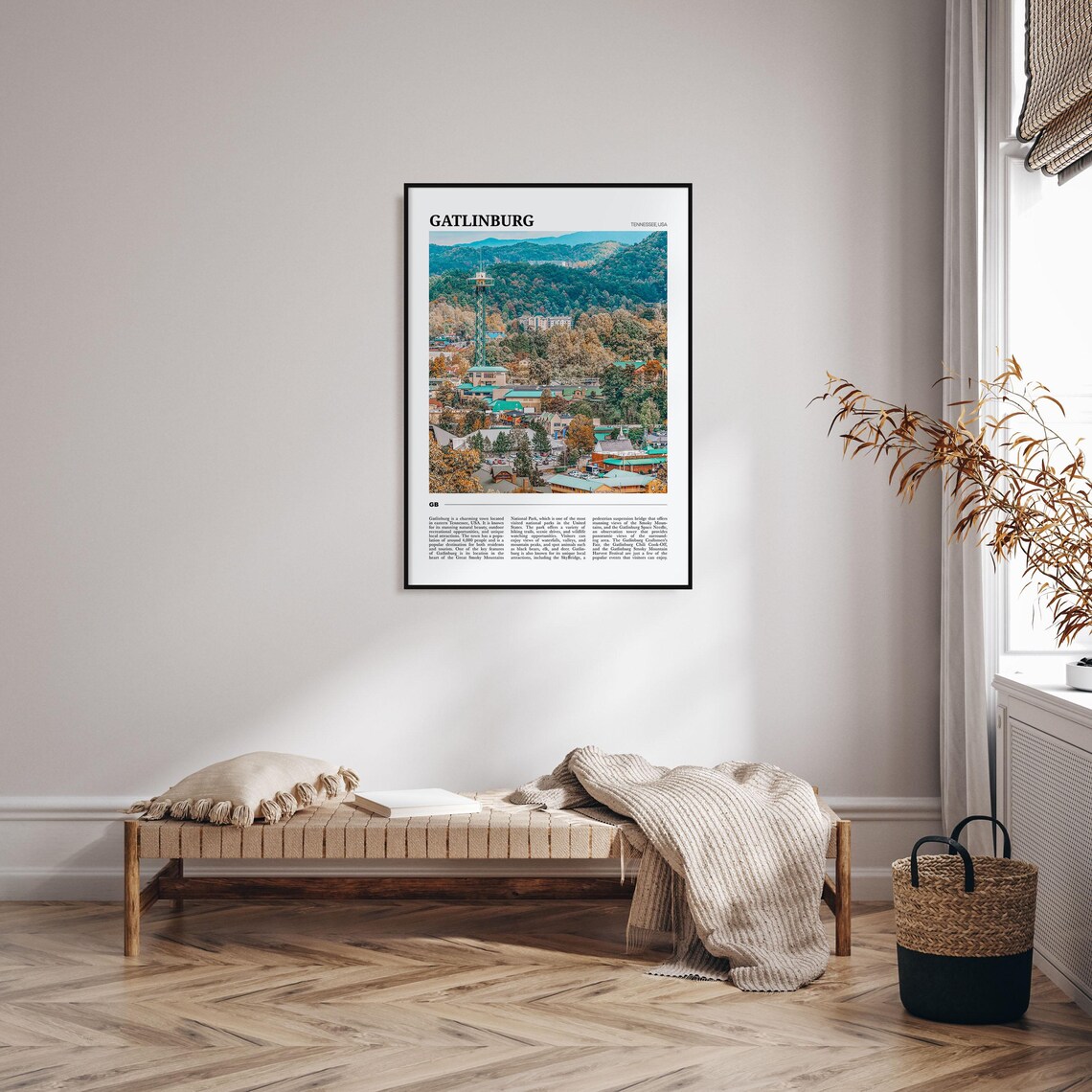 Gatlinburg Travel Poster, Tennessee USA Art Print - Image 4