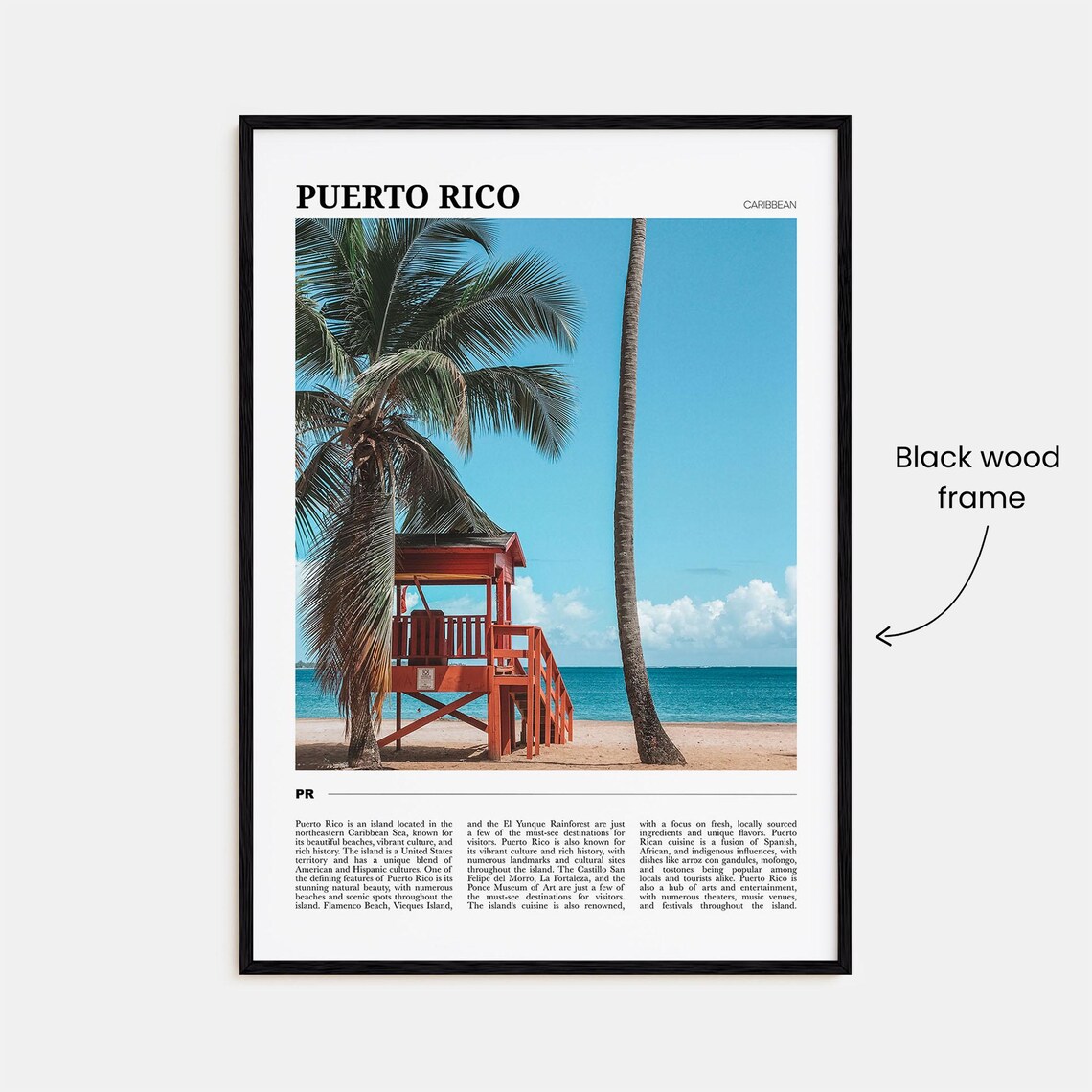 Puerto Rico Caribbean Wall Art Print - Image 2