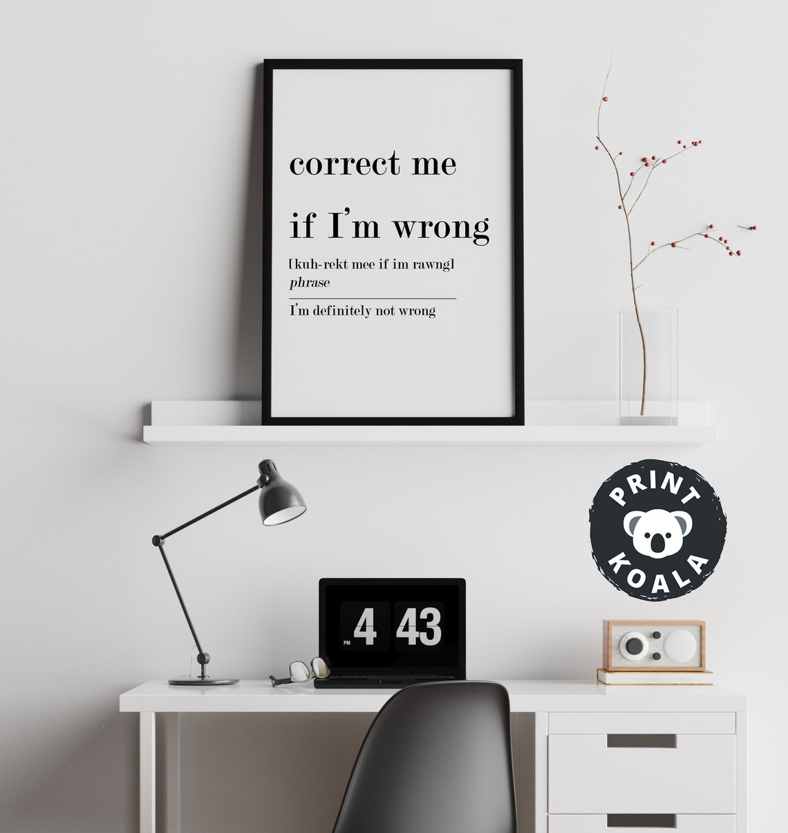 Correct Me If I'm Wrong Definition Funny Definitely Not Wrong Poster - Image 2