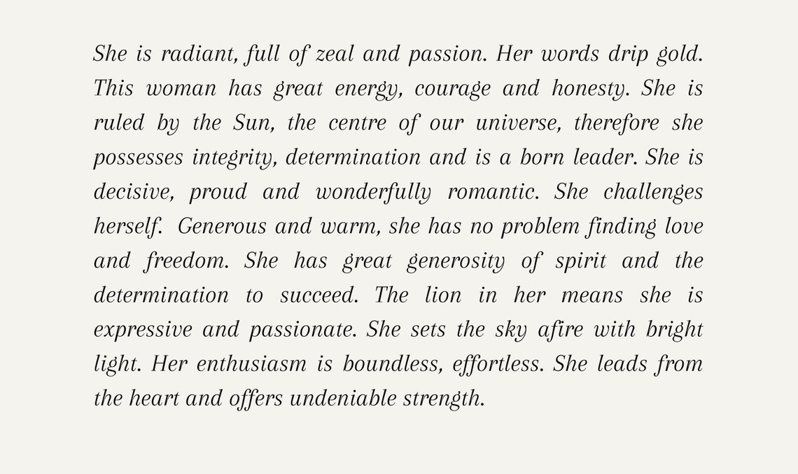 She Is Leo Horoscope Zodiac Art Print - Image 2