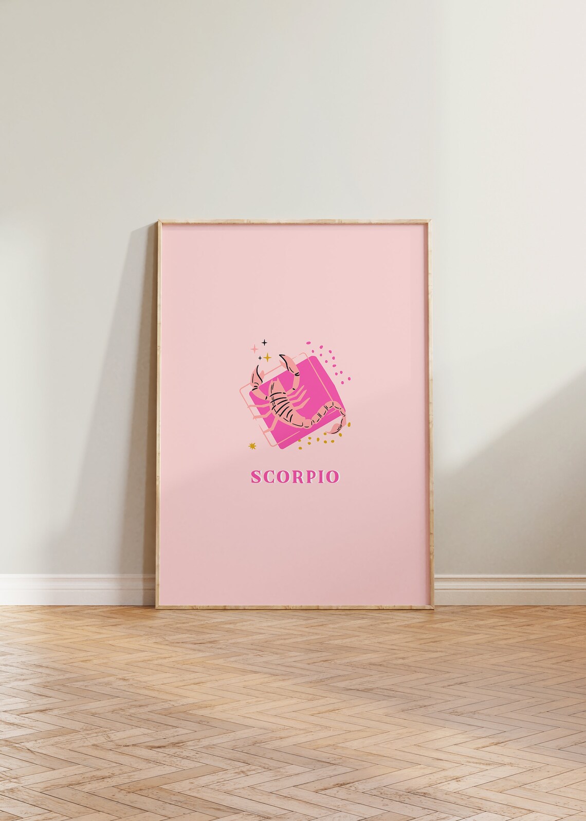 Scorpio Zodiac Astrology Poster, Dorm Gift Decor