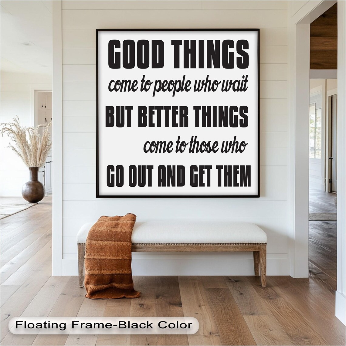 Good Things Come To Those Who Hustle, Typography - Image 2