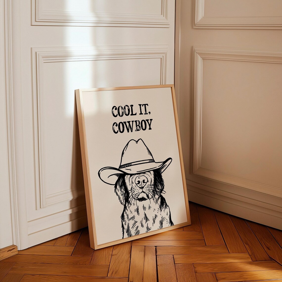 Cool Cowboy Traditional Travel Poster - Image 3