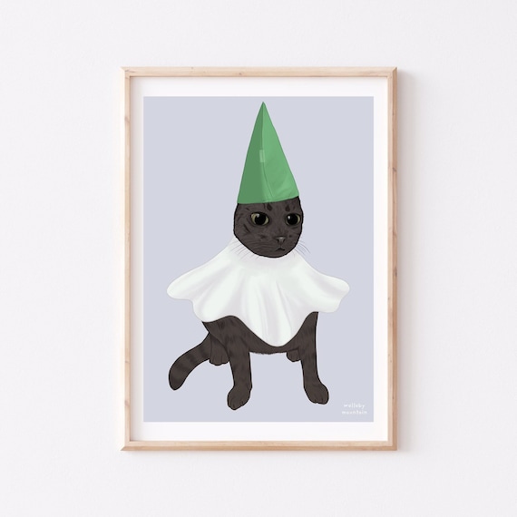 Me As A Baby Meme Cat Art Print