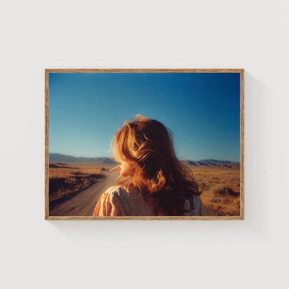 Golden Hour Woman Portrait Fine Art Film Photography Print
