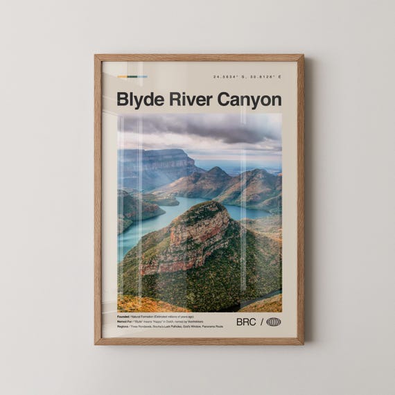 Blyde River Canyon Print Wall Art Poster Photo South Africa