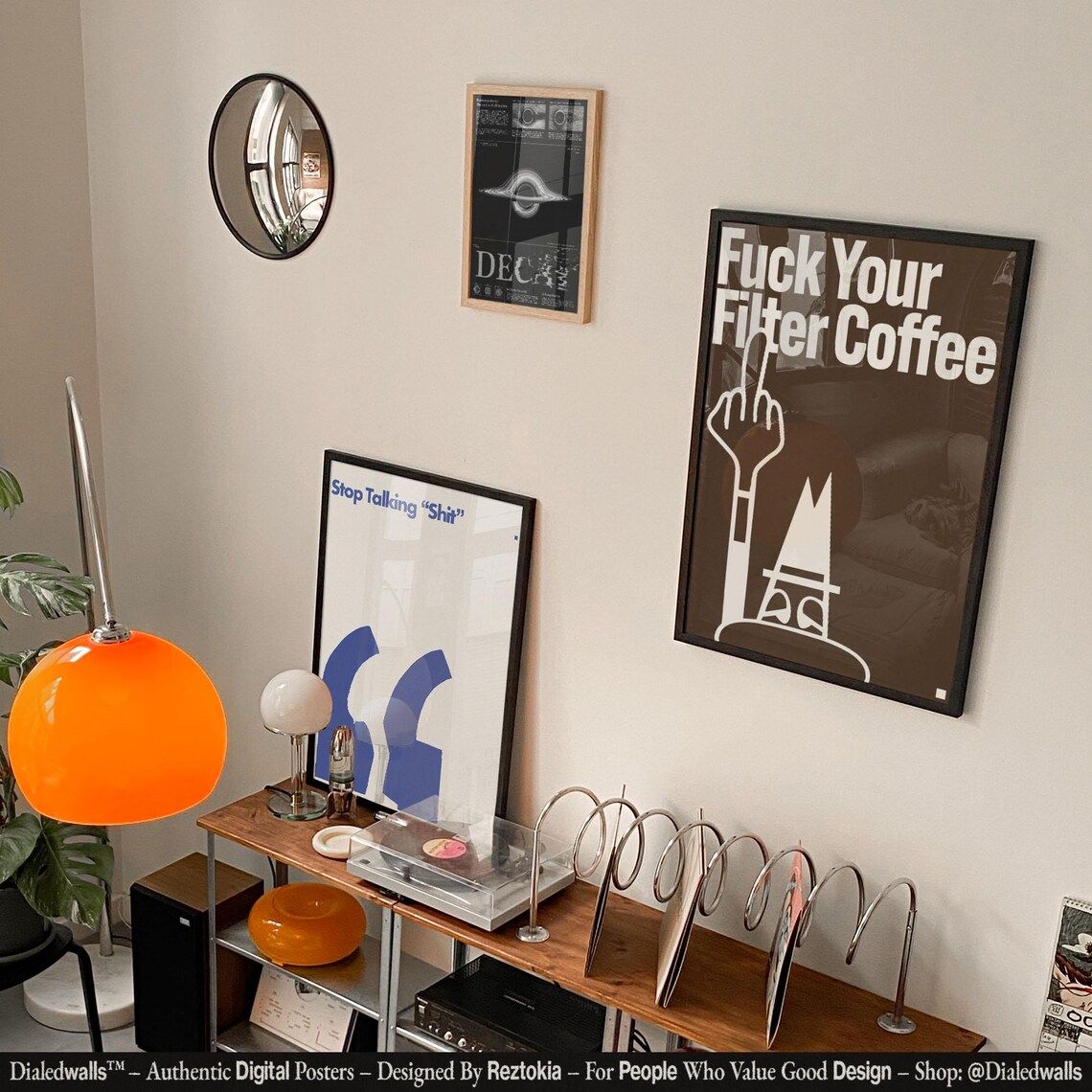 Filter Coffee Wall Art Unique Wall Prints Retro Espressos Print Poster Print Creative Bialetti Poster - Image 2