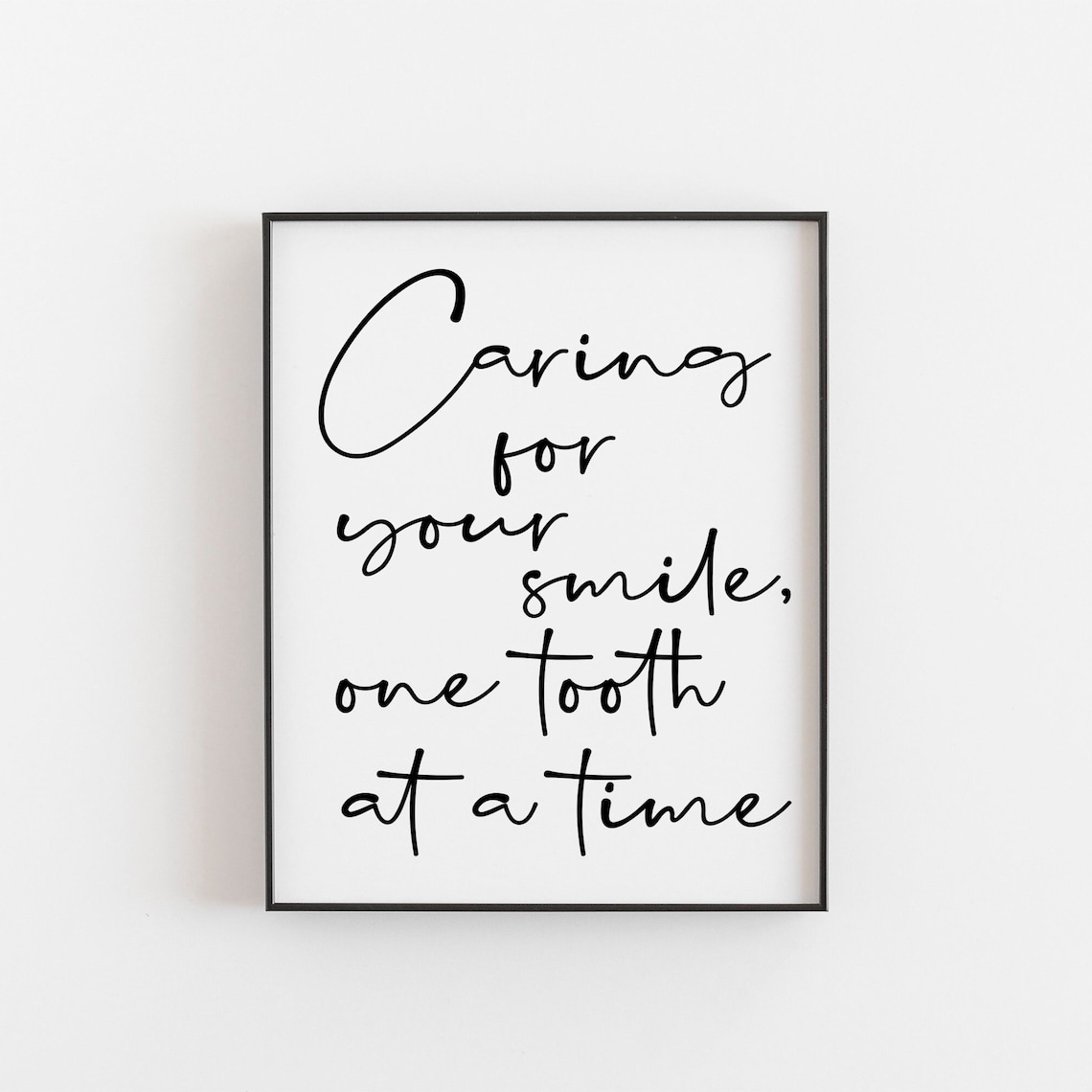 Dentist Art Quote Gift for Dentists, Office Decor