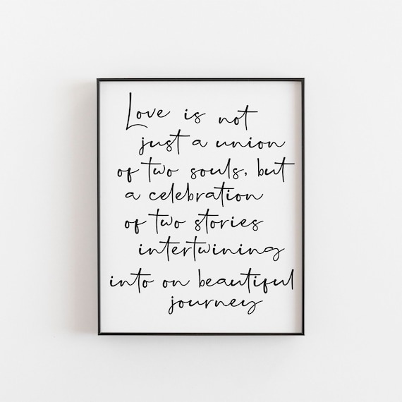 Loves Beautiful Journey, Wedding Keepsake Art Print