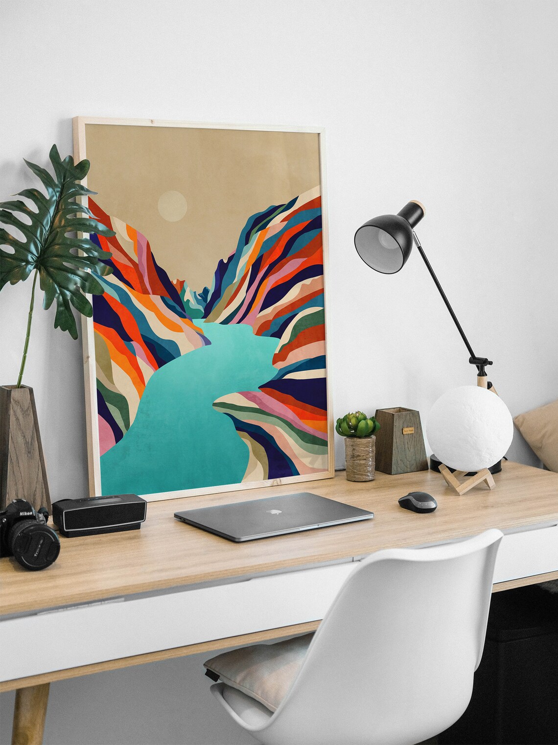 Water Is Life Art Print, Abstract Statement Piece - Image 4