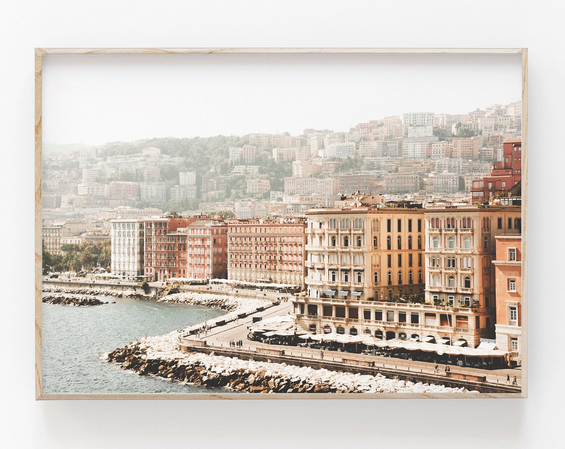 Naples City Print, Italy Cityscape Wall Art - Image 2