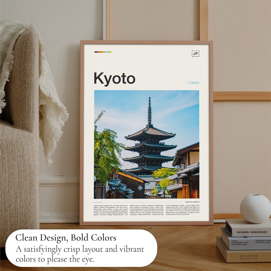 Kyoto Travel Poster, Japan Place Print - Image 3