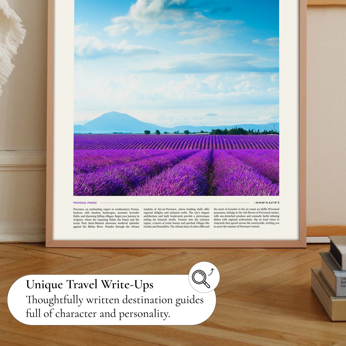 Provence Lavender Fields France Purple Bloom Countryside Photo Poster - Image 2