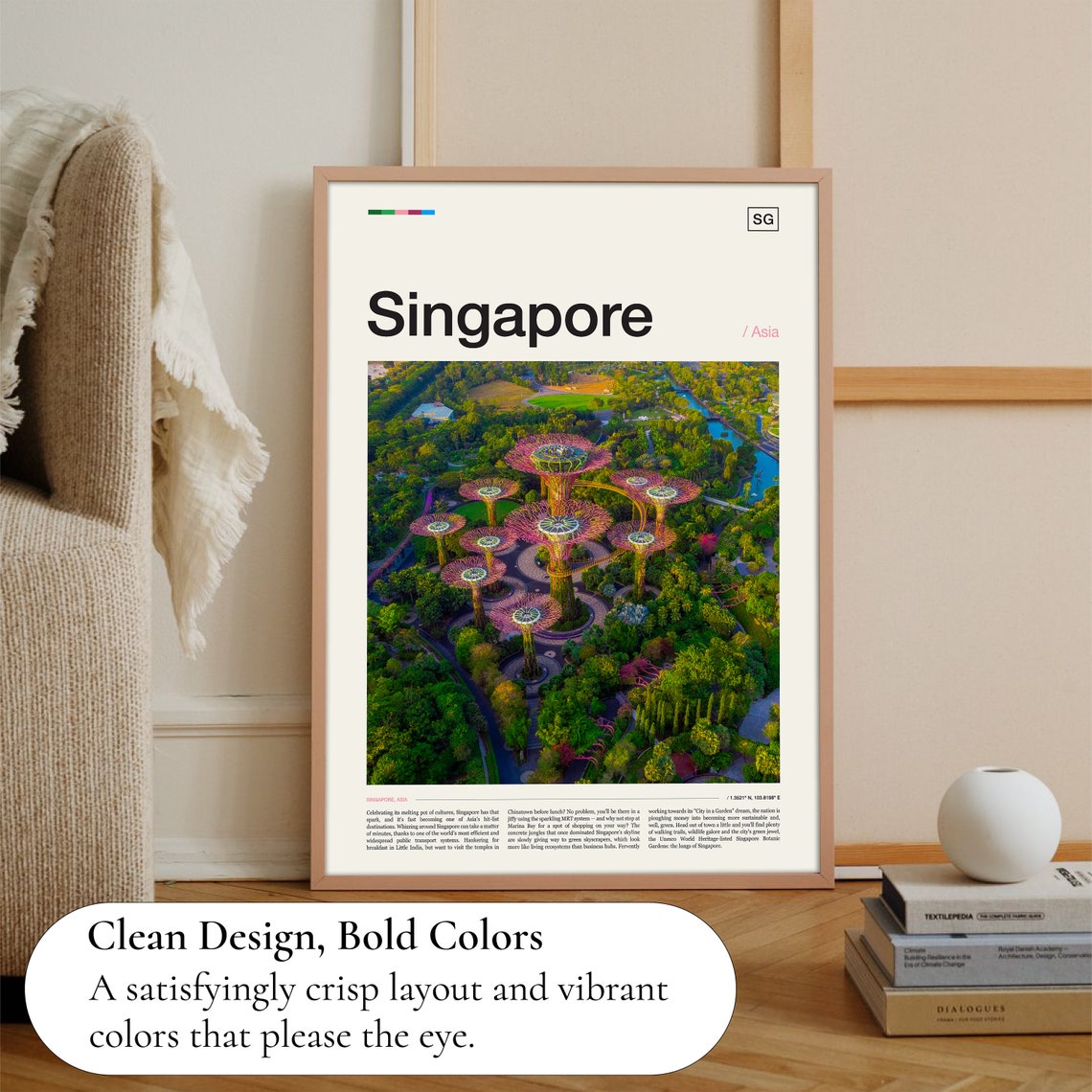 Singapore Print Singapore Wall Art Singapore Art Print Singapore Poster Singapore Travel Print Singapore Photo Singapore Photography - Image 3