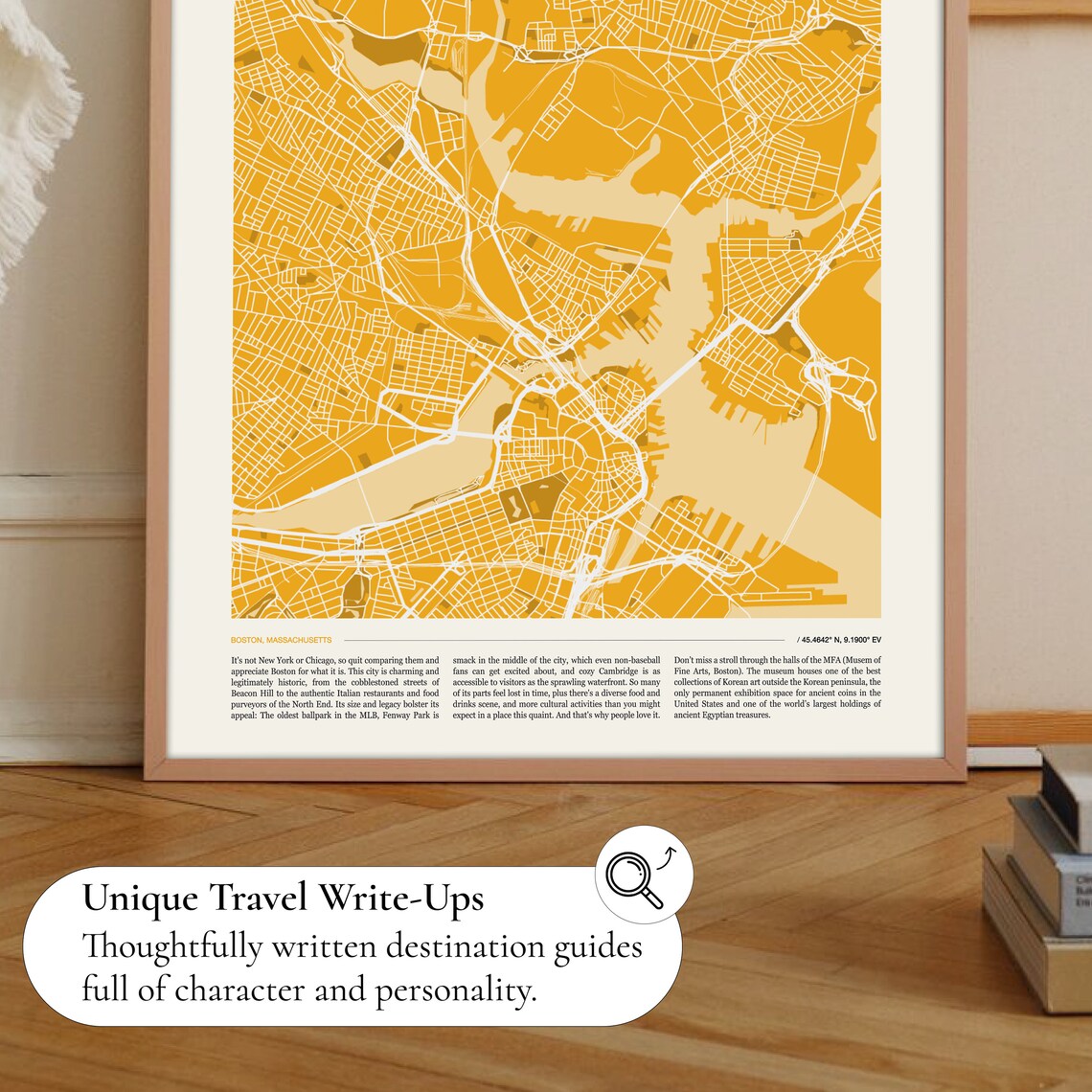 Boston Map Print, Boston Travel Poster - Image 2
