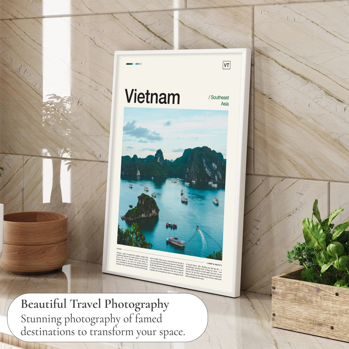 Vietnam Print Vietnam Poster Vietnam Wall Art Vietnam Art Print Vietnam Travel Poster Vietnam Photography Vietnamese Art Print - Image 4