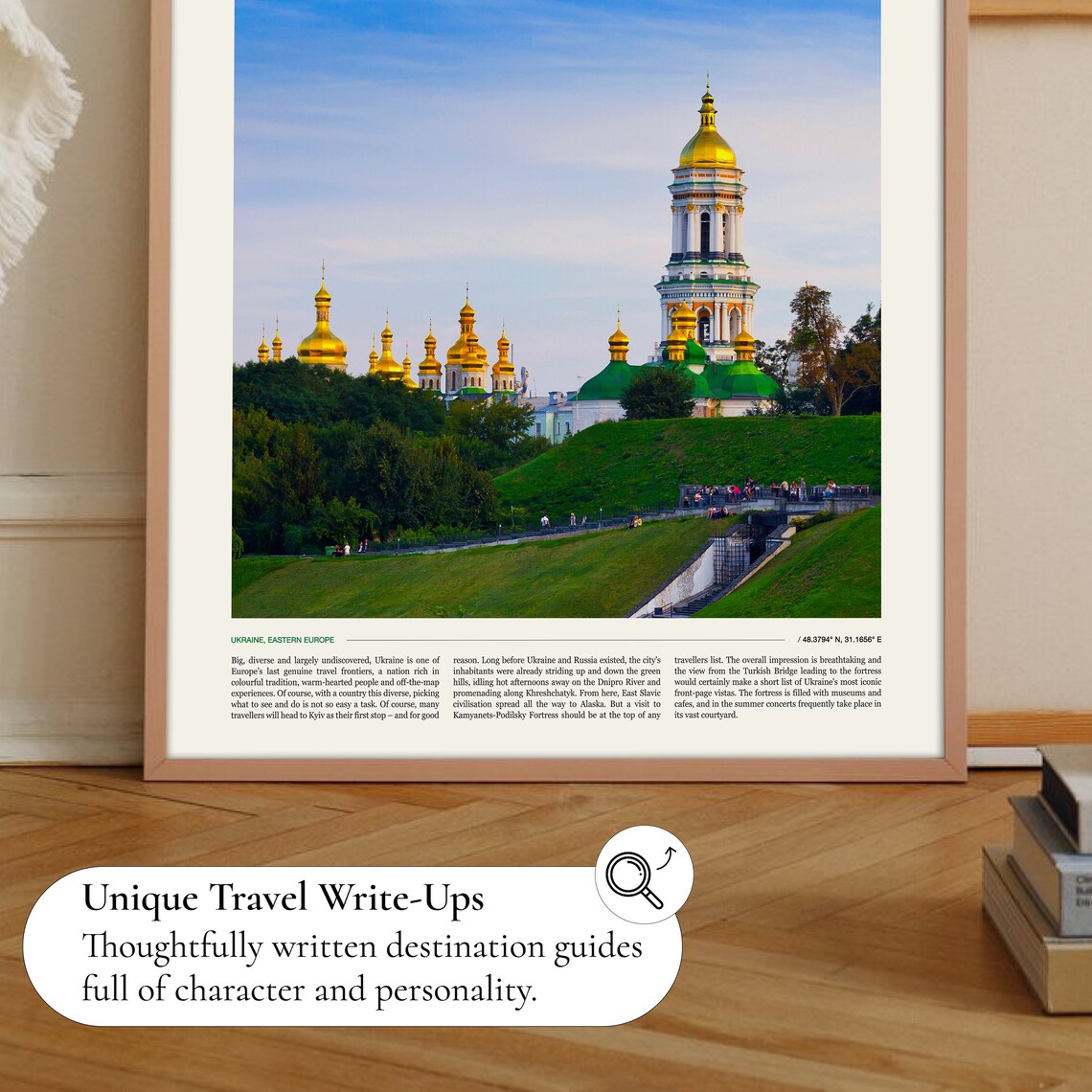Ukraine Golden Domed Churches Kyiv Eastern Europe Travel Poster - Image 2