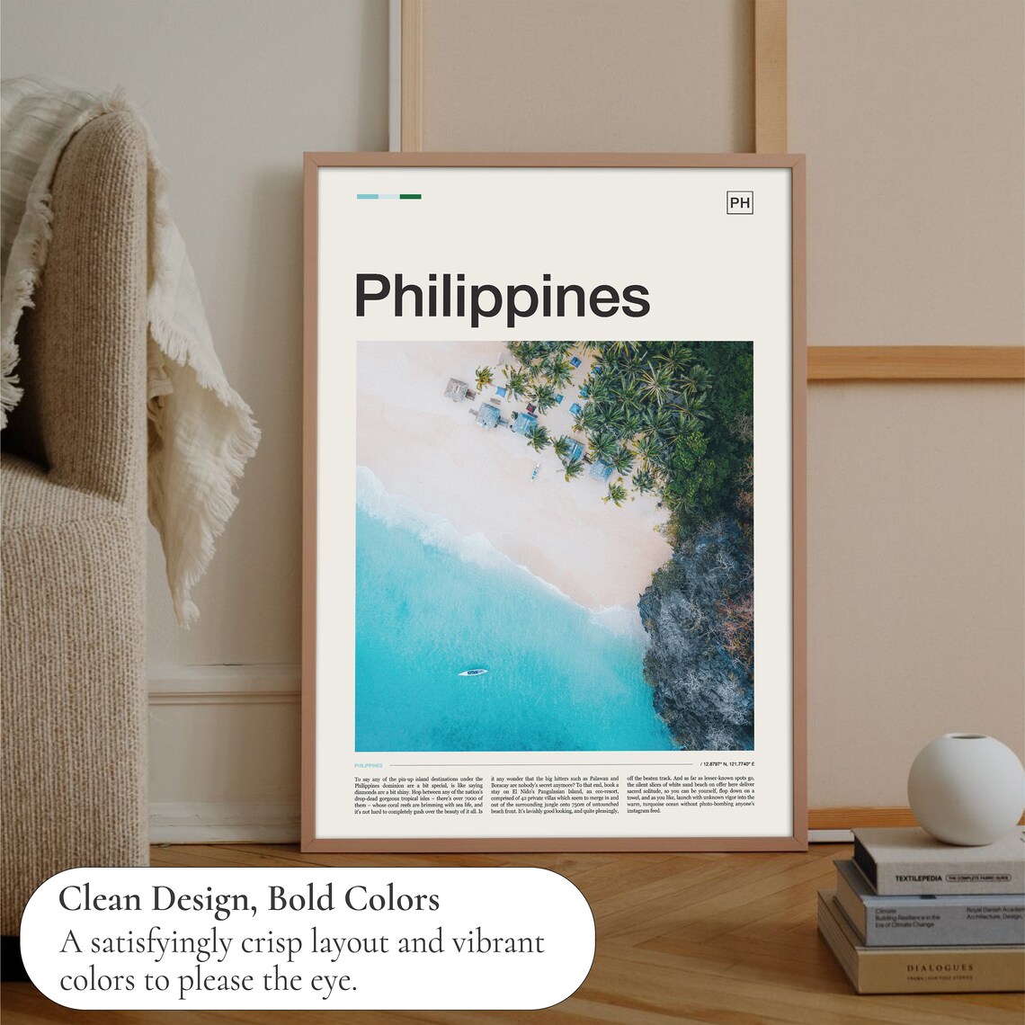 Philippines Travel Poster, Filipino Wall Art Print - Image 3