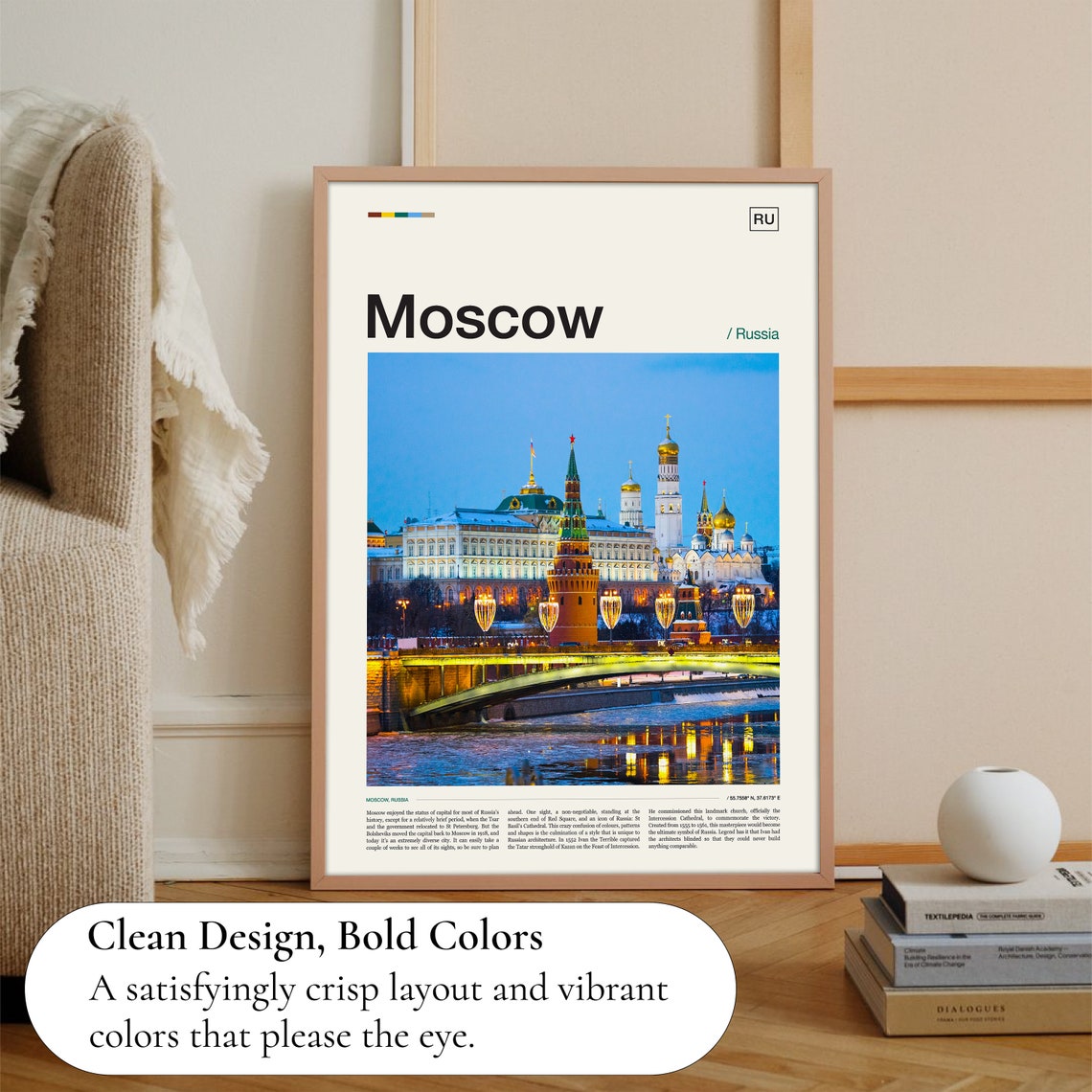 Moscow Print Moscow Poster Moscow Wall Art Moscow Art Print Russia Print Russia Wall Art Russia Poster Russia Art Print Moscow Photo - Image 3