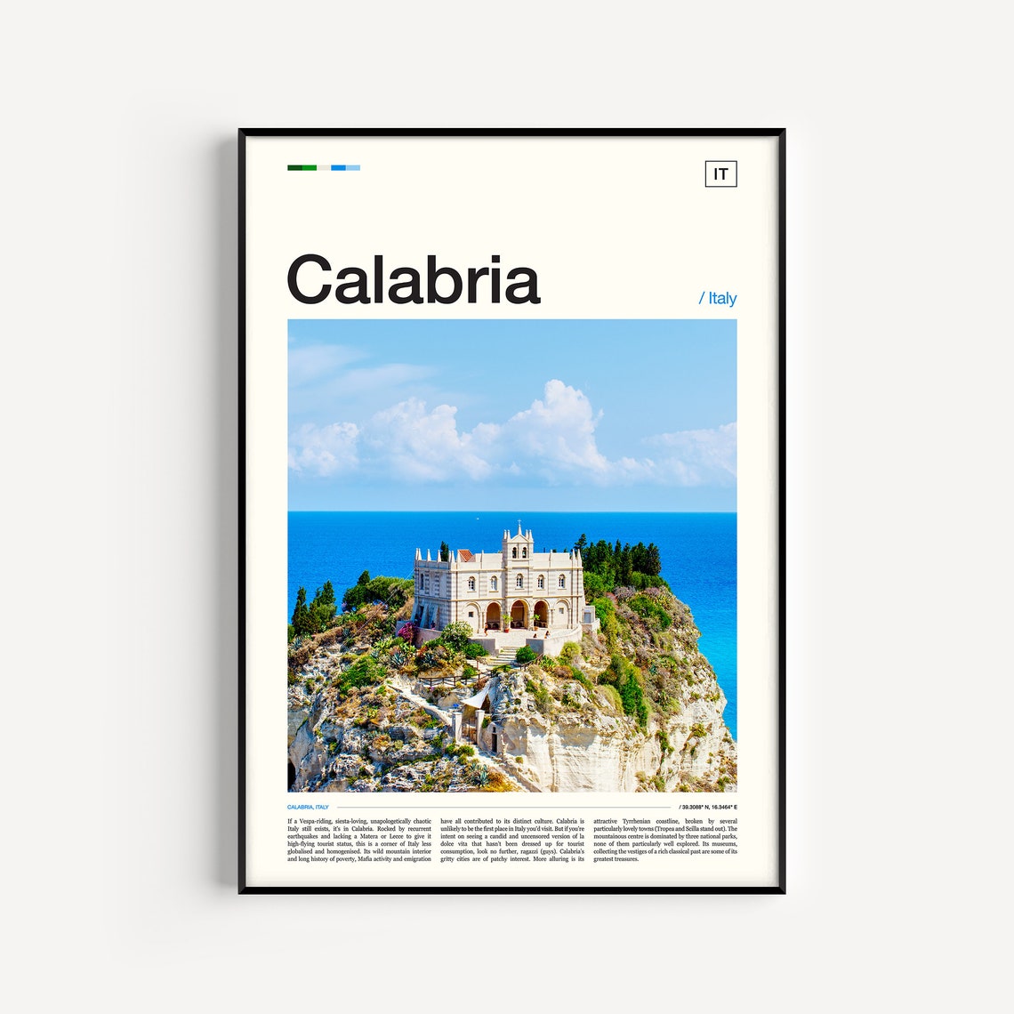 Calabria Print Calabria Poster Calabria Wall Art Calabria Art Print Italy Print Italy Poster Italy Wall Art Calabria Photo