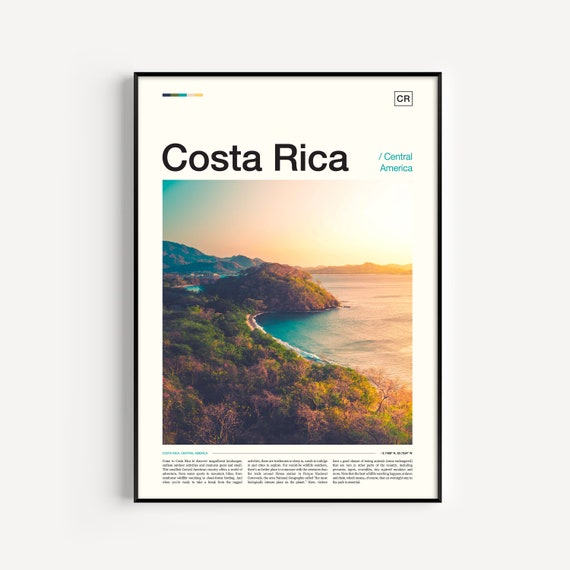 Costa Rica Print Costa Rica Poster Costa Rica Wall Art Costa Rica Art Print Costa Rica Photo Costa Rica Travel Costa Rica Decor