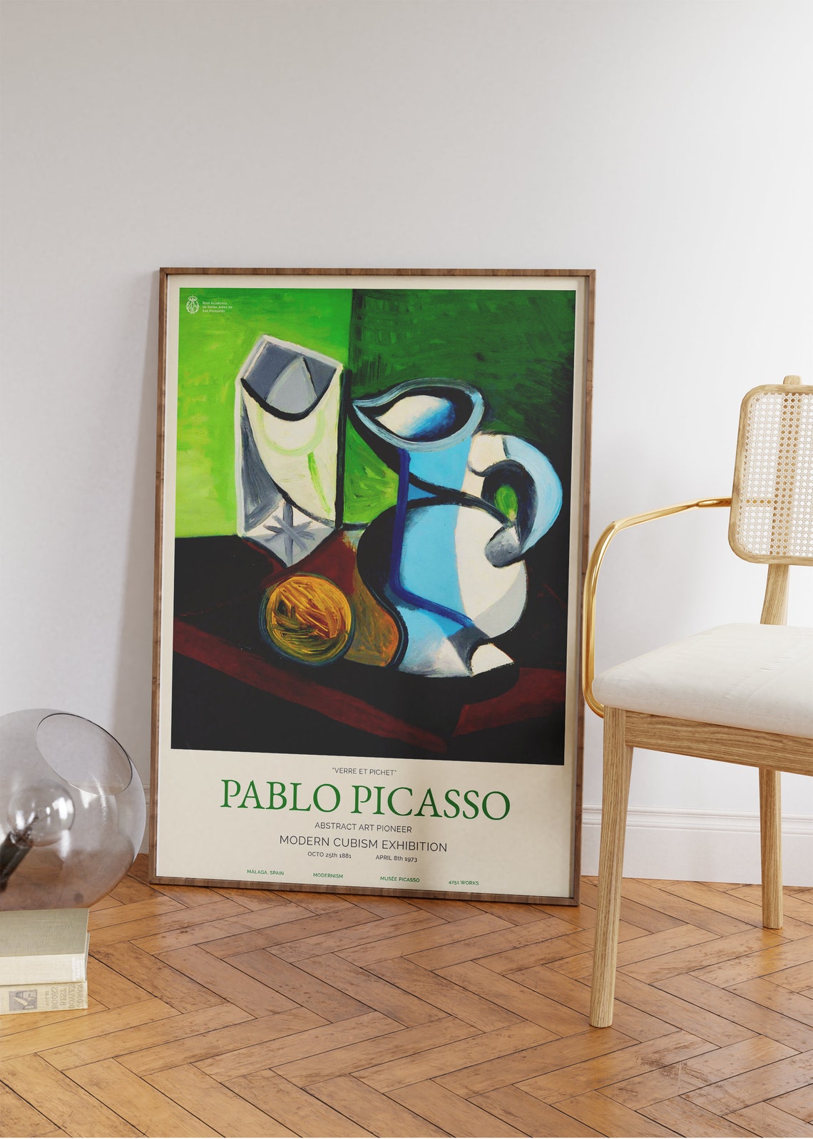 Pablo Picasso Print Verre Et Pichet Print Modern Kitchen Poster Kitchen Wall Art Kitchen Print Modern Art Gallery Wall Art - Image 4