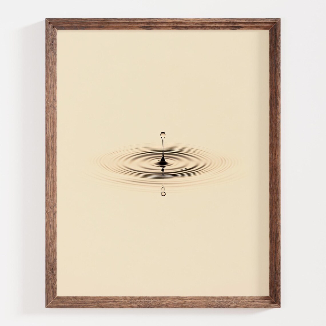 Water Droplet Minimalist Abstract Ripple Art Print - Image 4