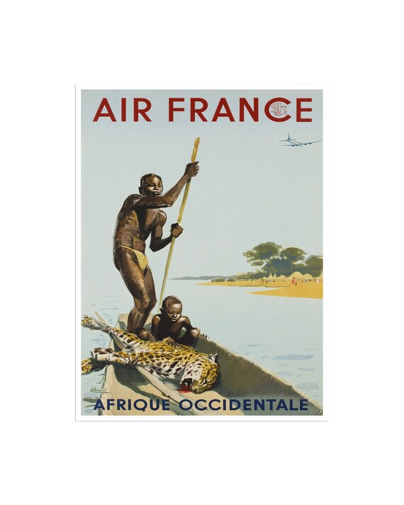 Africa Travel Poster African Vintage Art Print Xr2756