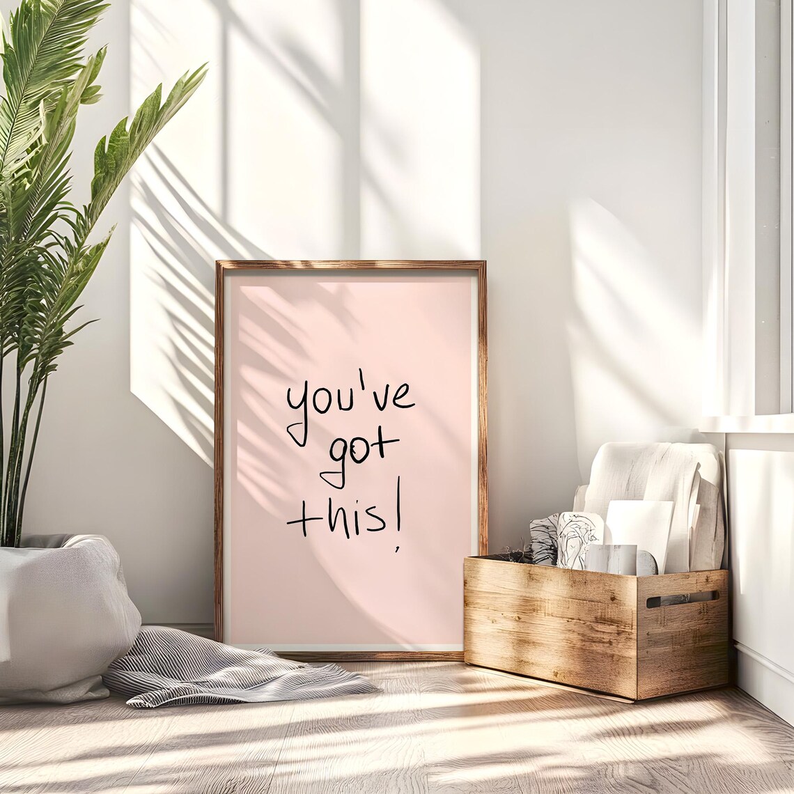 Minimalist Typography Inspirational Quote Art Print - Image 4