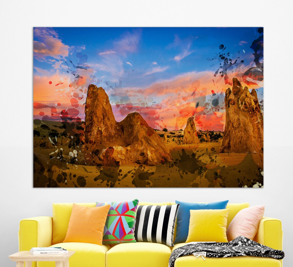 Pinnacles Desert, Nambung National Park Travel Poster