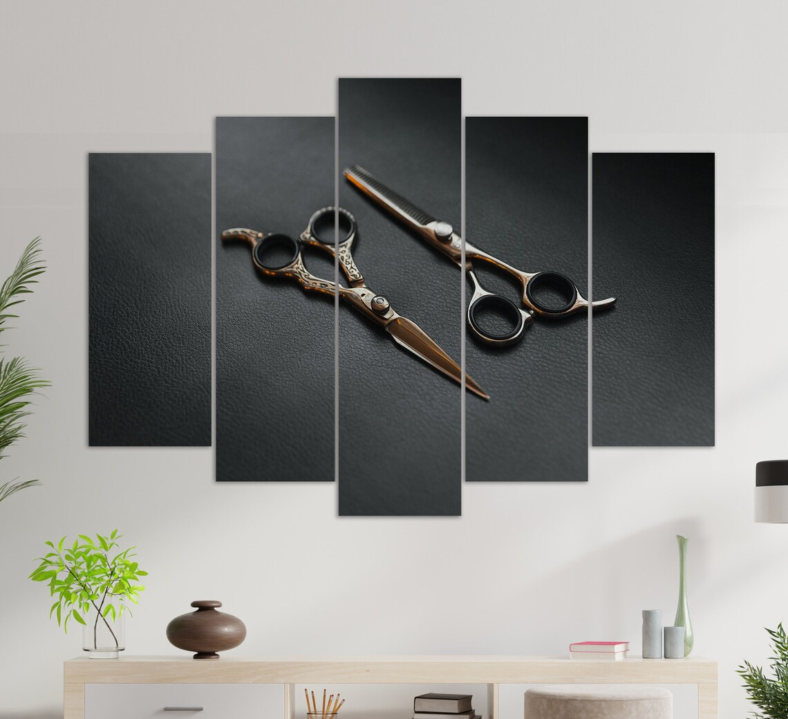 Minimalist Barbershop Art Print, Barber Gift - Image 3