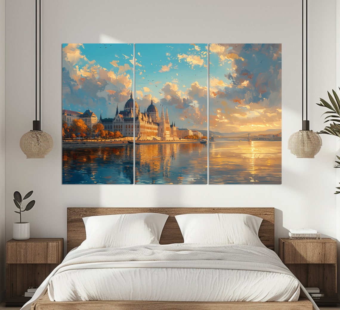 Budapest Bridge, Hungary Travel Poster - Image 3