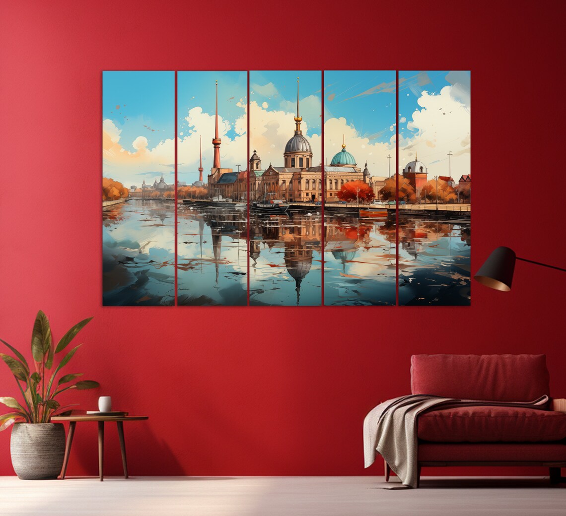 Berlin Abstract Painting, Germany Wall Art - Image 3