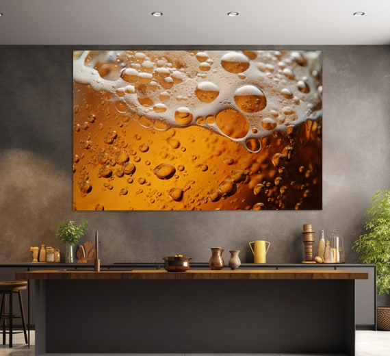 Beer Wall Art Abstract Beer Print Beer Painting Beer Pub Wall Art Beer Print