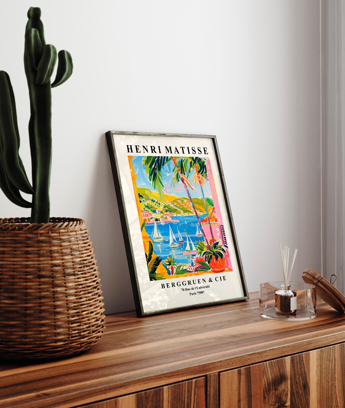 Matisse-Inspired Sailing Art Print, Beachy Decor - Image 4