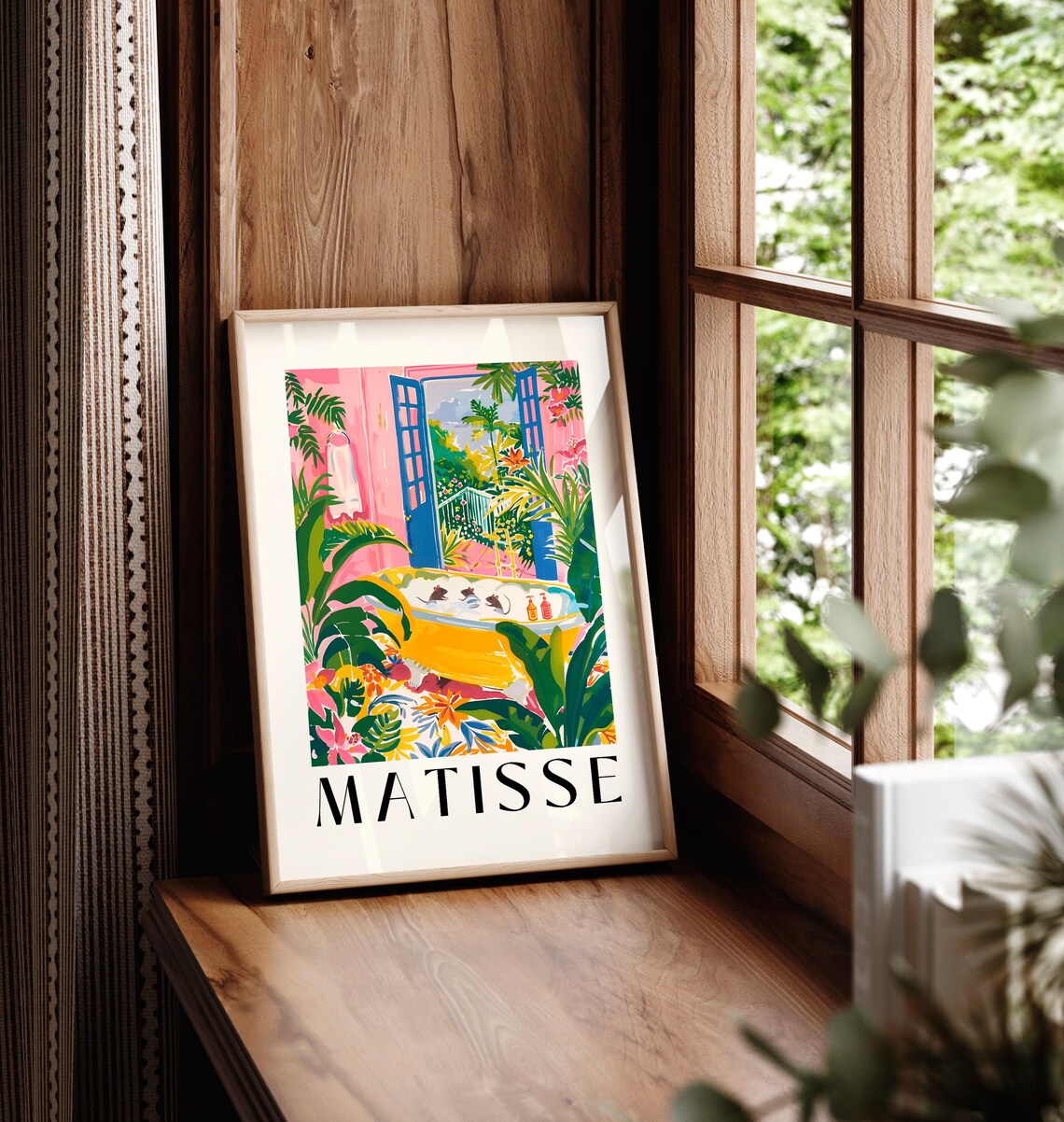 Rats In Bathtub, Matisse-Inspired Bathroom Art Print - Image 4