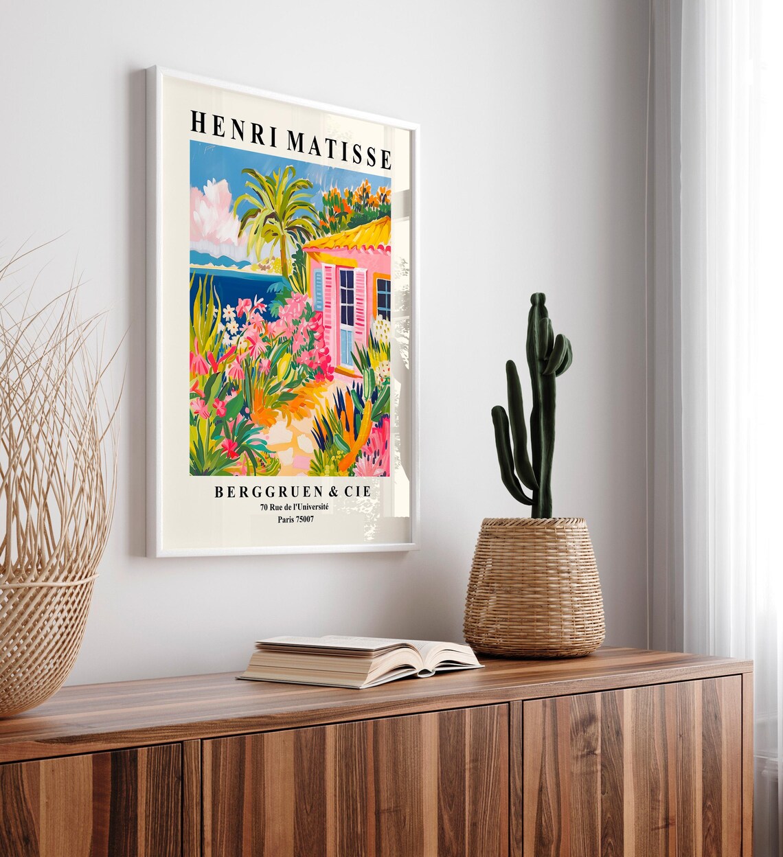 Beach House Decor Mid-Century Matisse Art Print - Image 3