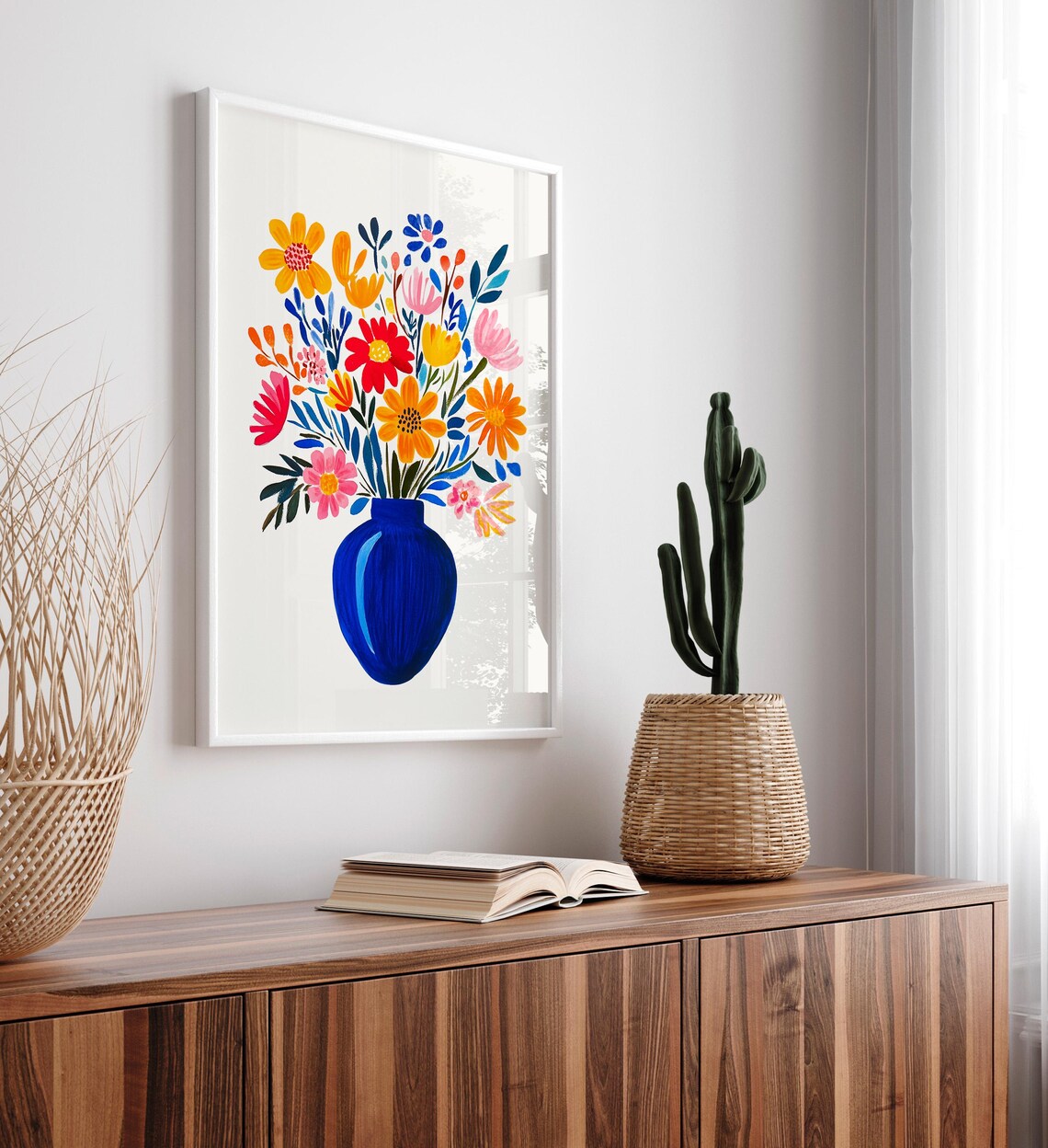 Flower Market Matisse-Inspired Retro Poster - Image 4