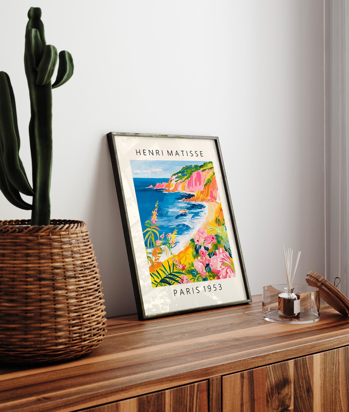 Ocean Print in Henri Matisse Style, Coastal Cowgirl Art Print - Image 3