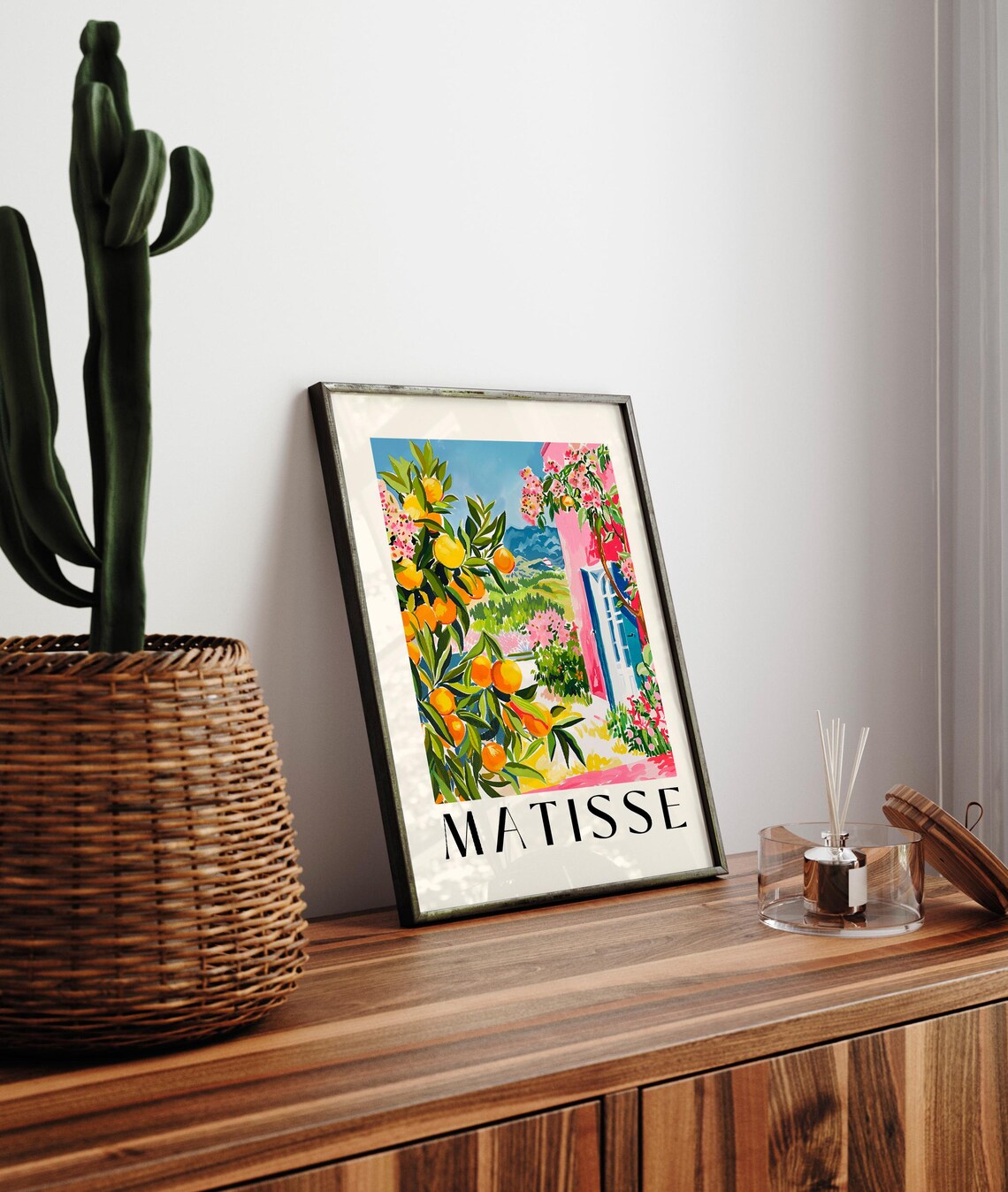 Spanish Oranges Mid-Century Modern Matisse Art Print - Image 3